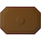 Ekena Millwork Felix Ceiling Medallion, Hand-Painted Smokey Topaz, 25 1/4"W x 17 1/4"H x 1 3/4"P CM25FESTF - alternate 1